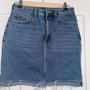 Denim Mini Skirt